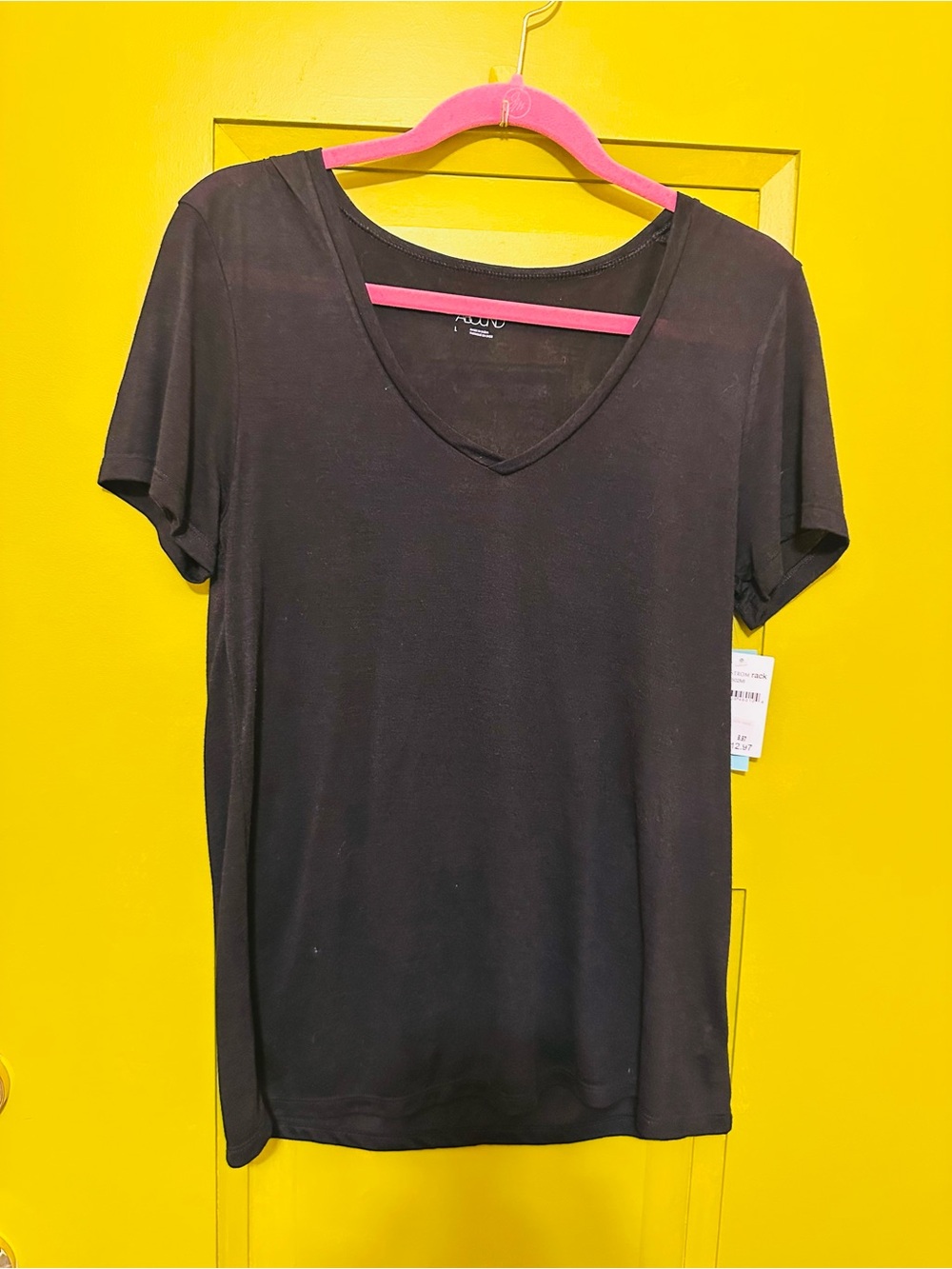 Abound Black V-Neck Tee